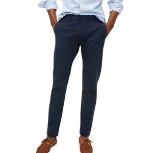 J.Crew Factory Men's Sz 33x30 Slim Fit Tech Pants Navy Blue Flex AA712